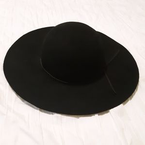 🌿2 for $10🌿 Walmart Black Wool Felt Floppy Hat